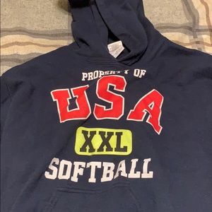 USA softball hoodie
